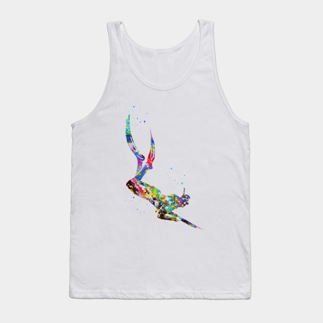 Scuba diver Tank Top by erzebeth